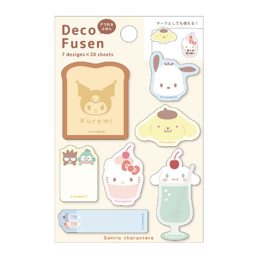 Sanrio Deco Sticky Notes Pastel Mini Sized